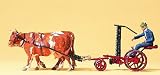 Preiser 30443 Cattle Drawn Reaper