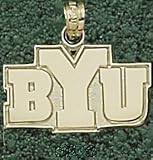 Anderson Jewelry Brigham Young Cougars 1/2 Gold Charm
