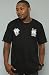 Crooks and Castles The Time 4 Trouble Tee in Black,T-shirts for Men