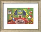 Goodnight Moon Collections Framed Art Poster Print by Clement Hurd, 27x21