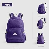 Lerway Universal 20L Foldable Ultra Light Outdoor Sports Cycling Hiking Climbing Shoulder Backpack Bag LW-2455 (Purple)