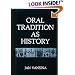 Oral Tradition As History