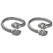 Handcrafted Silver Toe Rings Women Fashion Foot Jewelry