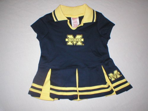 Michigan Wolverines Baby 12-24 mos Cheerleader Dress