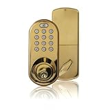 Buy 3-in-1 Keyless Entry Deadbolt, Brass by Morning Industries