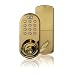3-in-1 Keyless Entry Deadbolt, Brass