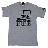 FAT BEATS - Turntable - Oxford gray T-shirt