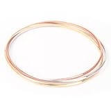 14K Tri-Color Bangle