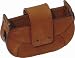 Nicole Miller NuBuck Leather Horizontal Universal Cell Phone Carry Case, Saddle Tan