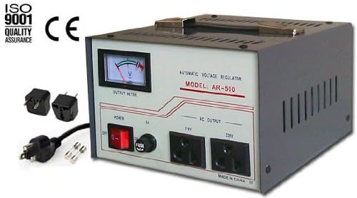 Superite AR-500 Watt Voltage Converter Regulator Heavy Duty Step Up/Down - AC 110/220v