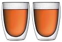 Bodum Pavina 12-Ounce Double-Wall Thermo Cooler/Beer Glass, Set of 2