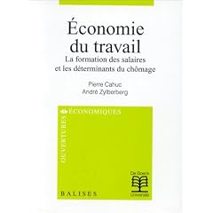 Economie du travail. La formation des salaires et les d�terminants du ch�mage