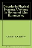 Disorder in physical systems