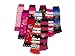 Toe Socks, Lovely Rubberized Print Soft Toe Socks 4 Pairs Size 9-11