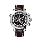 Jaeger-leCoultre Master Compressor Extreme World Chronograph Mens Black Strap Black Dial Stainless... 