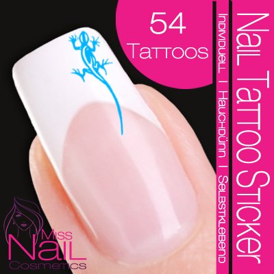 Nail Tattoo Sticker Gecko - t&uuml;rkis Preisvergleich