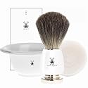 M&Uuml;HLE Shaving Gift Set "White"