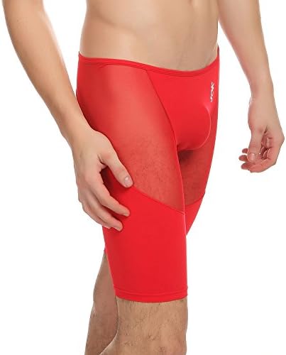 Sexy Men's Red Underwear See-Through Sheer Short Pants (M)