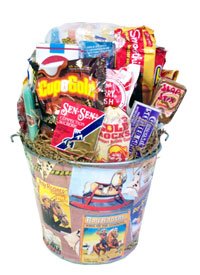 One Lucky Cowboy Gift Basket by Hometown Favorites