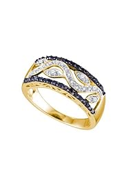 0.42CTW BLACK DIAMOND FASHION BAND