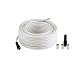 Hama SAT-Anschluss-Kit, SAT-Kabel inkl. 4 F-Steckern und Schutztülle, 20 m