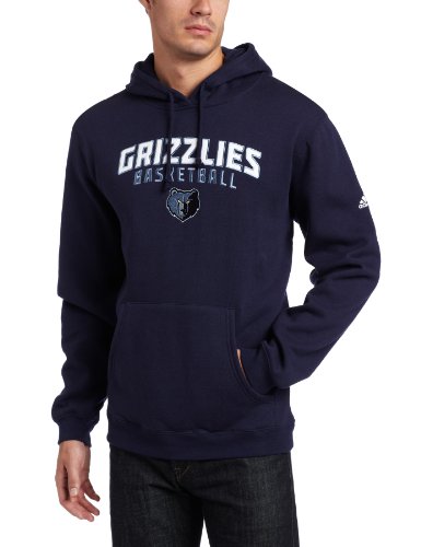 NBA Men's Memphis Grizzlies Playbook Hood II (Navy, Large)