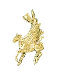 CleverEves 14K Gold Pendant 3-D Pegasus 10.9 - Gram(s)
