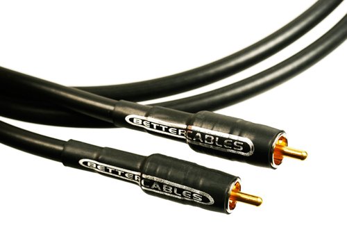 BetterCables 3M (9.84 ft) Silver Serpent Composite Video Cable RCA/RCA