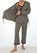 La Leche League Intimates 3-Piece Jacquard Pajama Set with Nursing Tank Top Loungewear