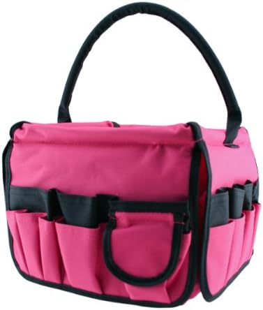 Neatnix Square Stuff Bucket, Hot Pink and Black