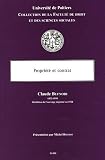 Revue LGDJ  / Propriété et contrat