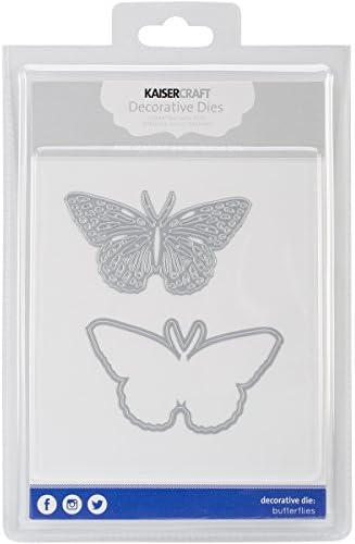 Kaisercraft Die-Butterflies, 3.25 by 1.75-Inch to 3.25 by 1.75-Inch