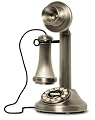 Crosley Candlestick Phone CR64-Brushed Chrome