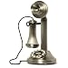 Crosley Candlestick Phone CR64-Brushed Chrome