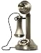 Crosley Candlestick Phone CR64-Brushed Chrome