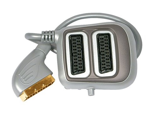 SLx Gold 2 way switchable scart selector - 0.5mtr