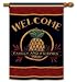 Welcome Pineapple Standard House Flag