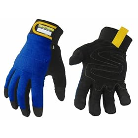 Youngstown Glove Co. 06-3020-60-L Mechanics Plus Performance Glove Large, Blue