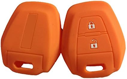 DMAX Silicone Protecter Key Cover Housing for D-MAX MUX TRUCK ISUZU (Orange)