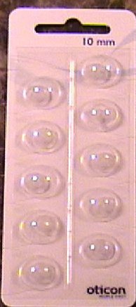 Oticon 10 mm Domes for Epoq, Dual, Delta, Vigo and Hit hearing aids