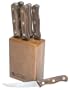 Chicago Cutlery Walnut Tradition 7-Piece Steak Knife Block Set