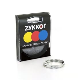 Zykkor 37mm MC UV Multicoated Ultraviolet MCUV HD Filter - Silver