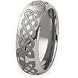 Tungsten Carbide Ring with Celtic Knot Design (8.0 mm) - Sizes 8-14
