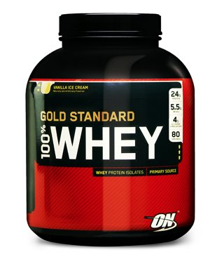 HealthPersonalCare: Optimum Nutrition Gold Standard 100% Instantized Whey, Vanilla Ice Cream, 5.17 Pound Tub