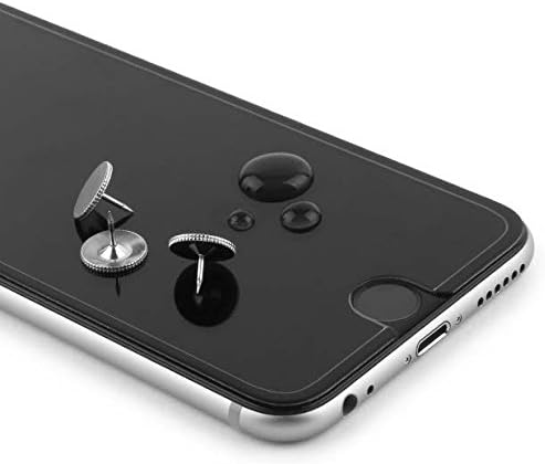 SuperGlass Apple iPhone 6 Plus 5.5in Real Tempered Glass 9H Hardness Premium Screen Protector with Perfect Fit edge to edge protection, Soft and Rounded Edges, Oleophobic Coating (White)