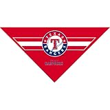 Texas Rangers Pet Dog Baseball Jersey Bandana S/M