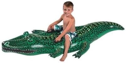 Kids Alligator Swimming Pool Float. This Gator Float Is the Perfect Water Raft for Fun in the Sun At the Beach or Pool for Your Children.