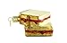 Old World Christmas Peanut Butter & Jelly Sandwich Glass Blown Ornament