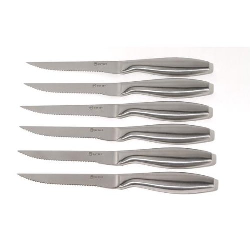 Best Price Outset QT90 Stella 6-Piece Stainless-Steel Steak-Knife Set
