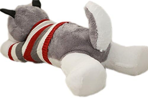 Ilucky Cute Husky Plush Toys Dog Throw Pillow Children's Birthday Present 20inch/50cm